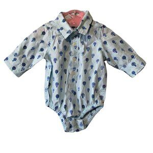 Baby Gap Hot Air Balloon Bodysuit 0-3 Months